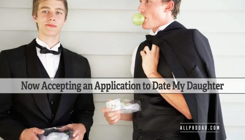 application to date my daughter