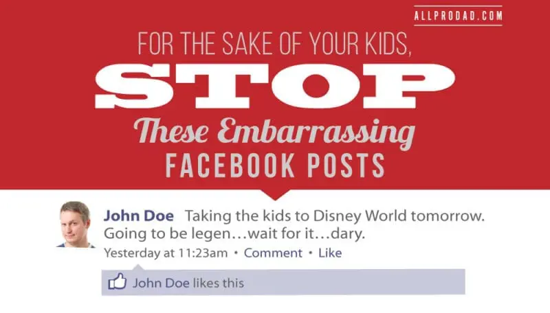 embarrassing facebook posts
